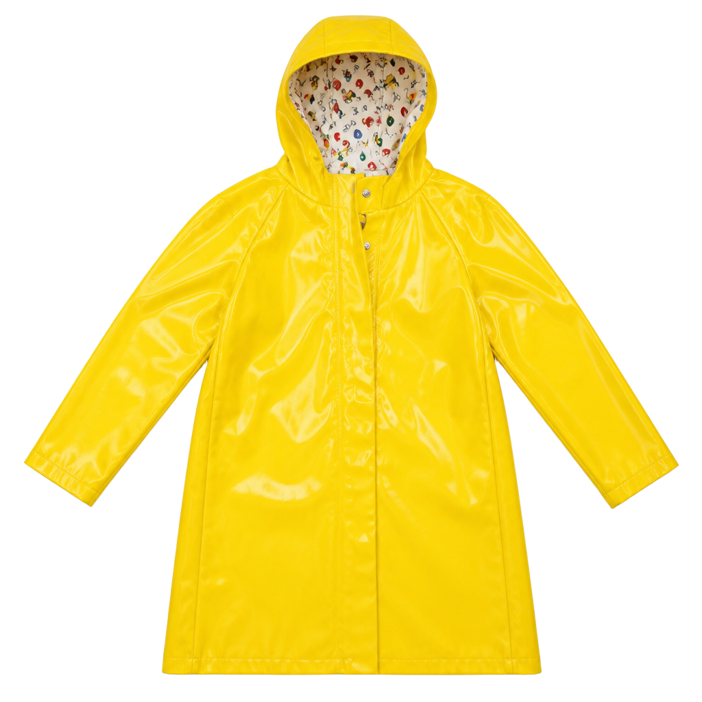 Kids Coraline Raincoat Size L Yellow Costume Slicker Jacket 1