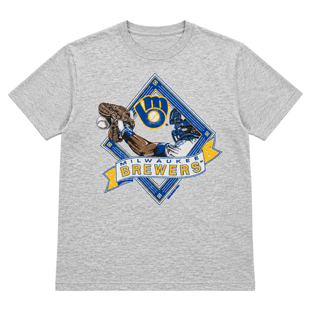 Russell Athletic Milwaukee Brewers 1992 T-Shirt Youth Large 1