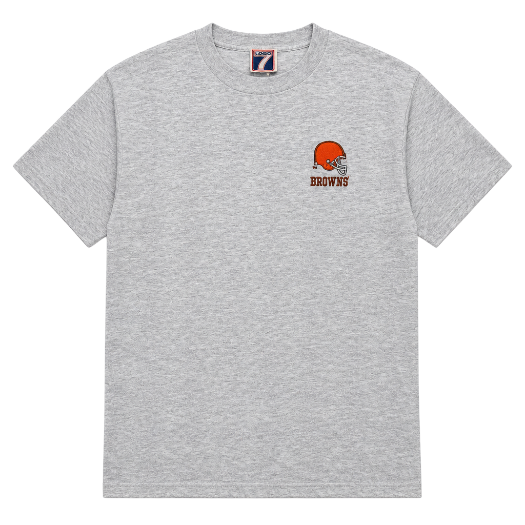 Vintage Logo 7 Cleveland Browns T-Shirt Size L Gray 1