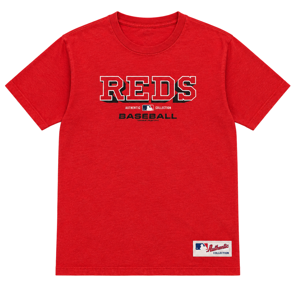 Majestic Cincinnati Reds MLB T-Shirt XL Red Cotton 1