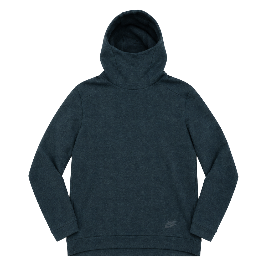 Nike Tech Fleece Funnel Neck Hoodie Size M Teal Green 1
