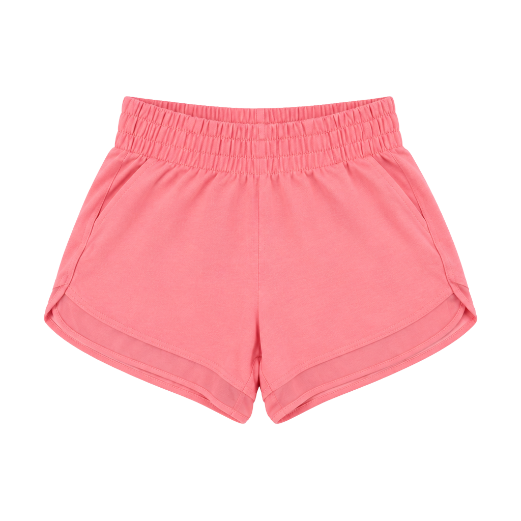 Athleta High Rise Mesh Racer Run 3" Short Size S Pink Athletic 1