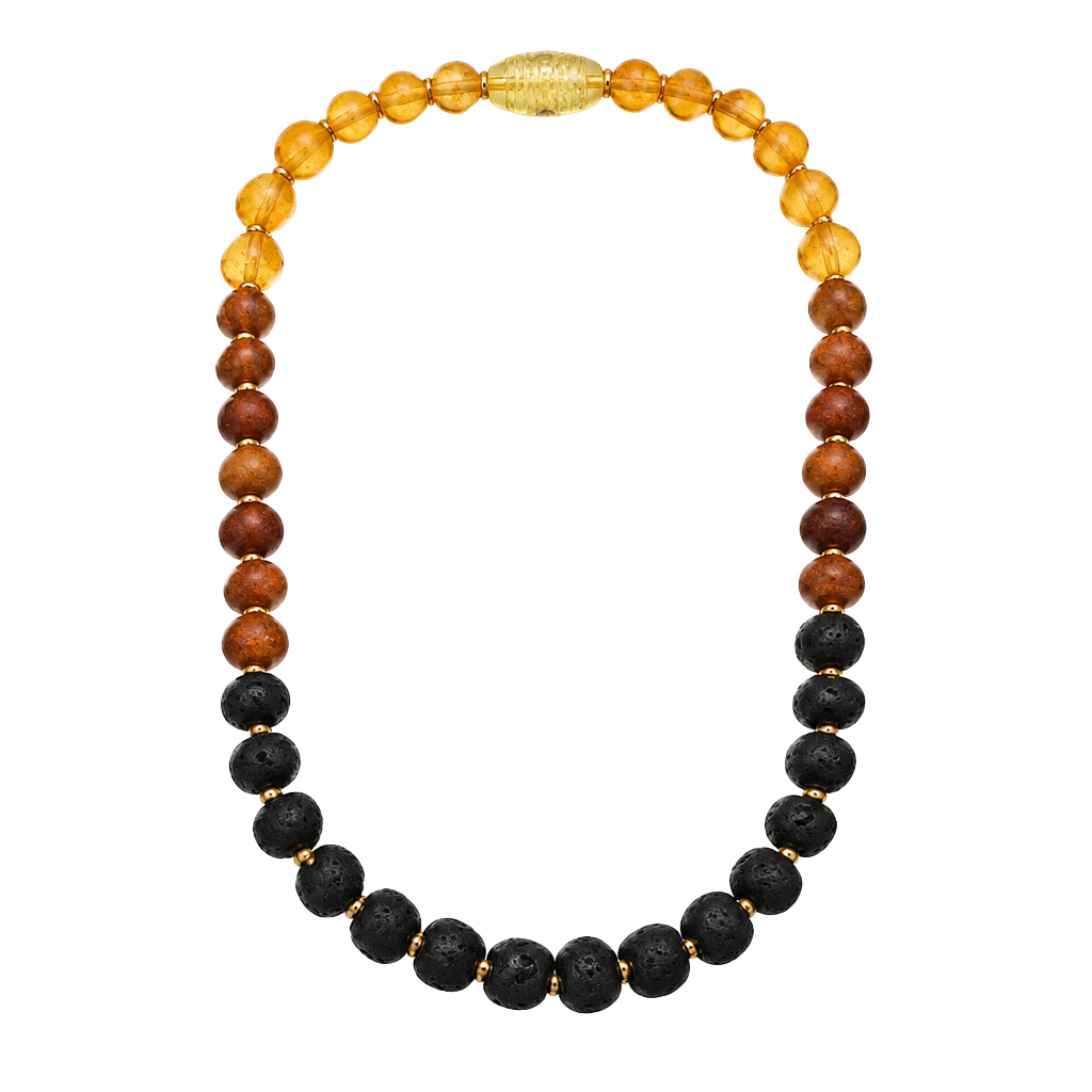 Amberalia Amber Teething Necklace Multi Colored 1