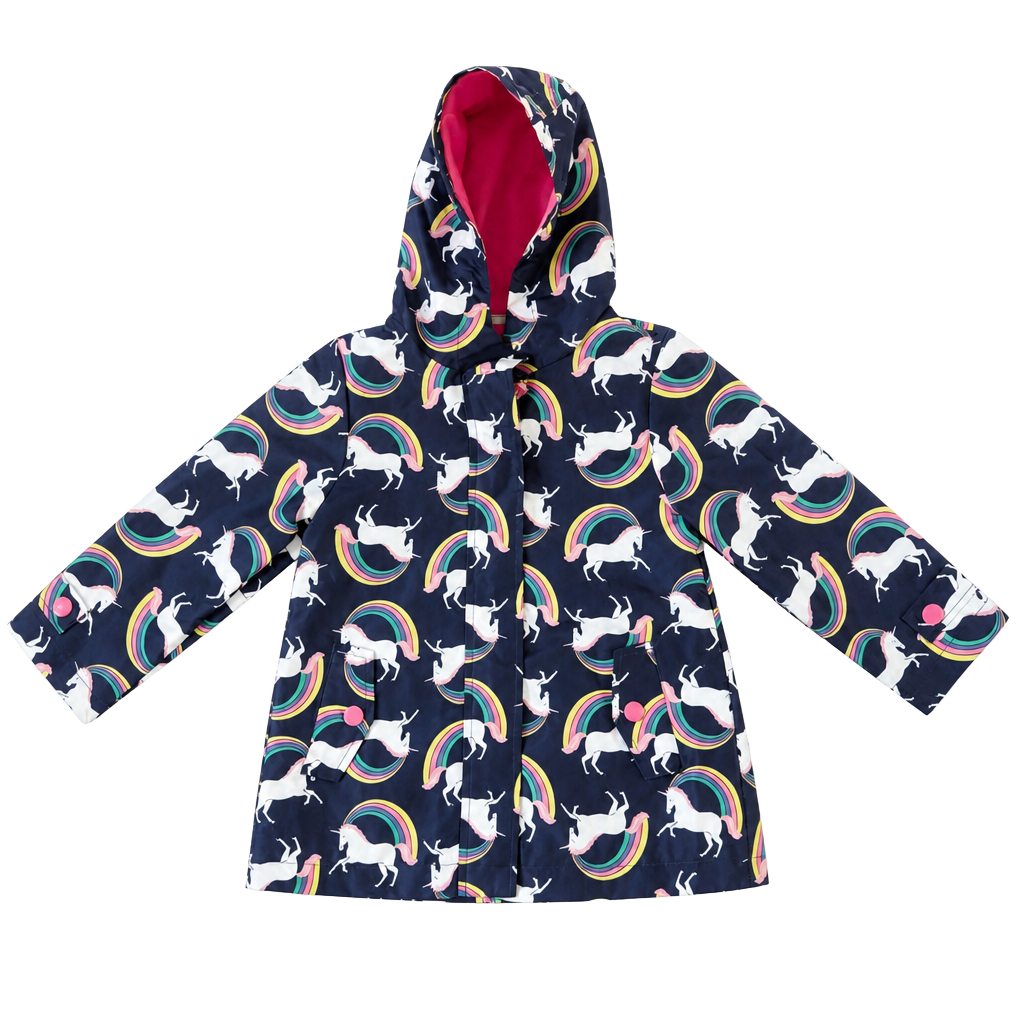 Carter's Girls Rainbow Rainslicker Jacket Size 2T 3T 4T 4 5/6 6X 1