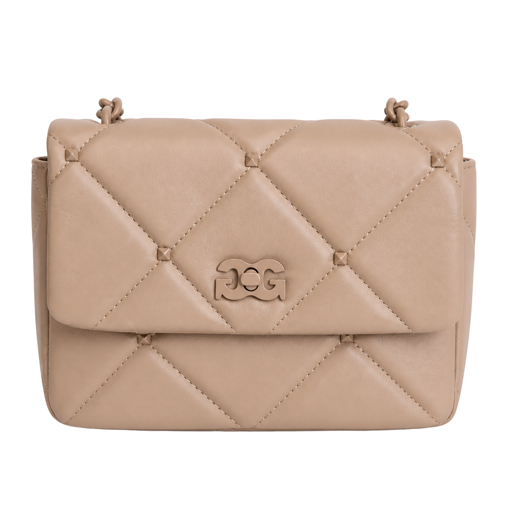 Gilda Paris Quilted Soft Crossbody Bag with Chain Strap 1