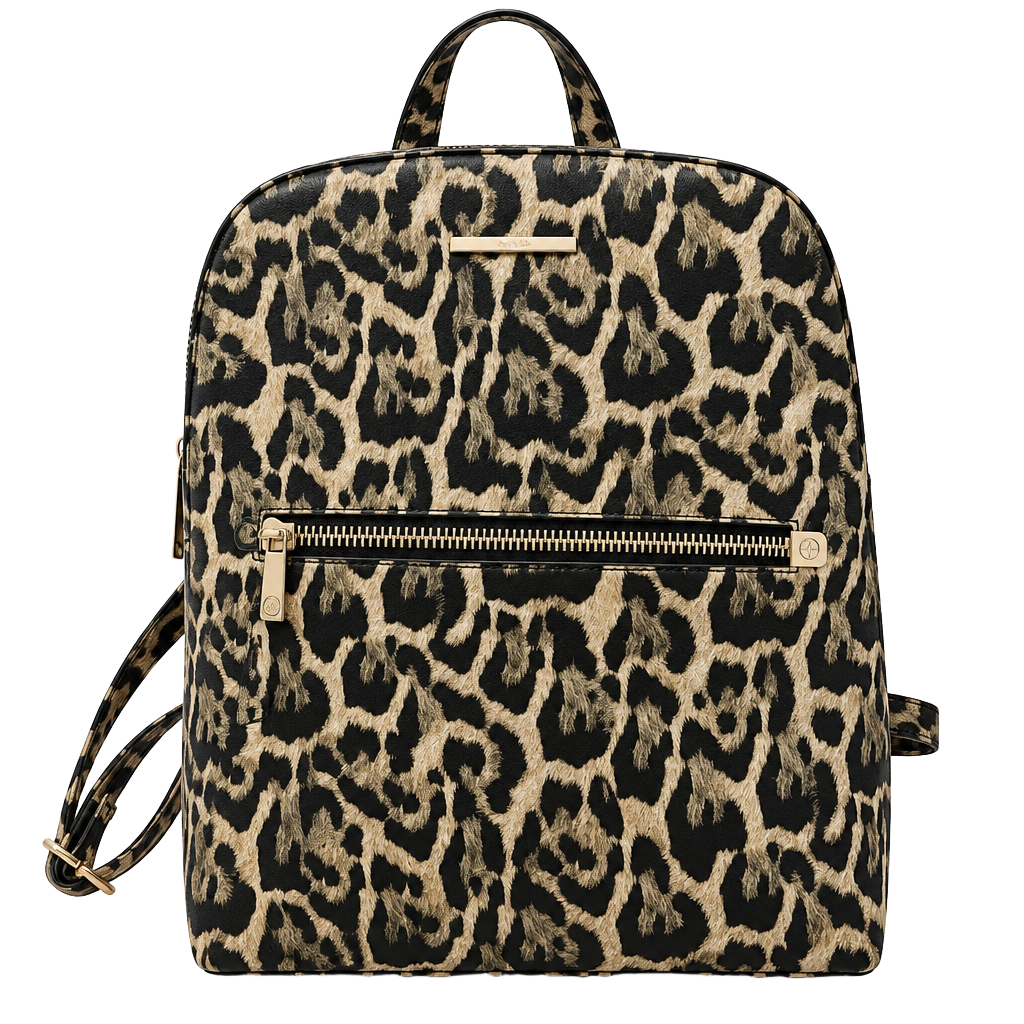 Aldo Cuveth Medium Size Leopard Print Backpack Purse 1