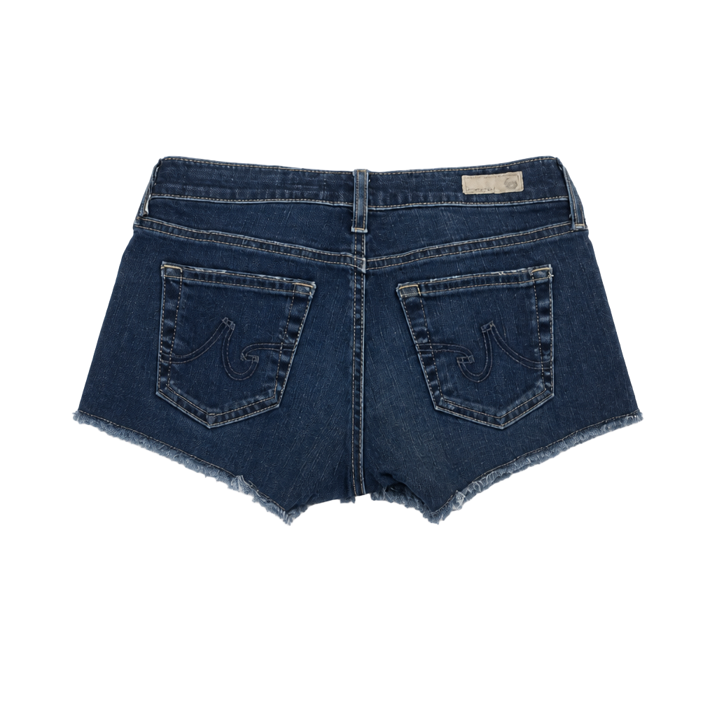 AG Adriano Goldschmied Denim Cutoff Shorts Dark Wash 1
