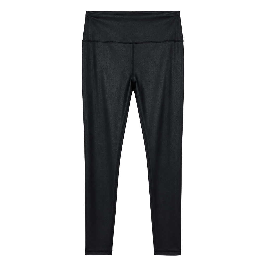 CRZ YOGA Yoga Leggings Size L Black Shimmer 1