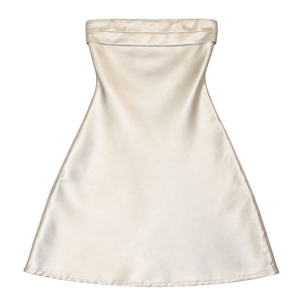 Altar'd State Satin Mini Dress Size XS Champagne 1