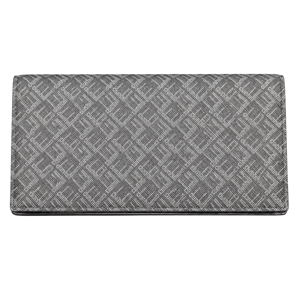 Alfred Dunhill Long Wallet Grey Monogram Coated Canvas 1