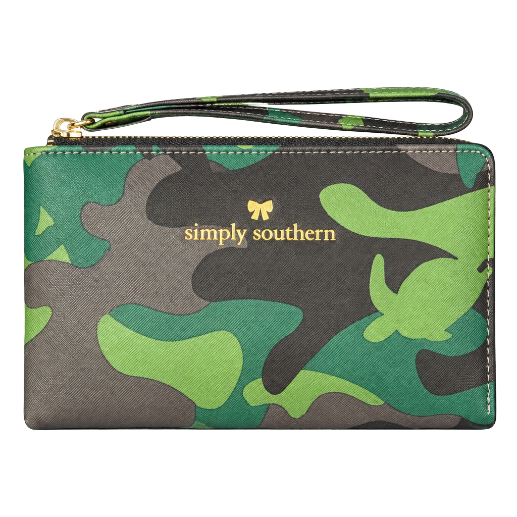 Simply Southern Camo Print Wristlet Wallet New With Tags 1