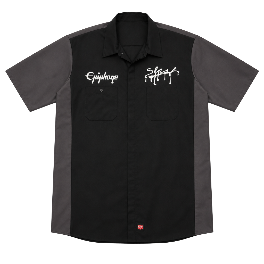 Custom one of a kind Slash Guns n Roses Red Kap work shirt Xl 1