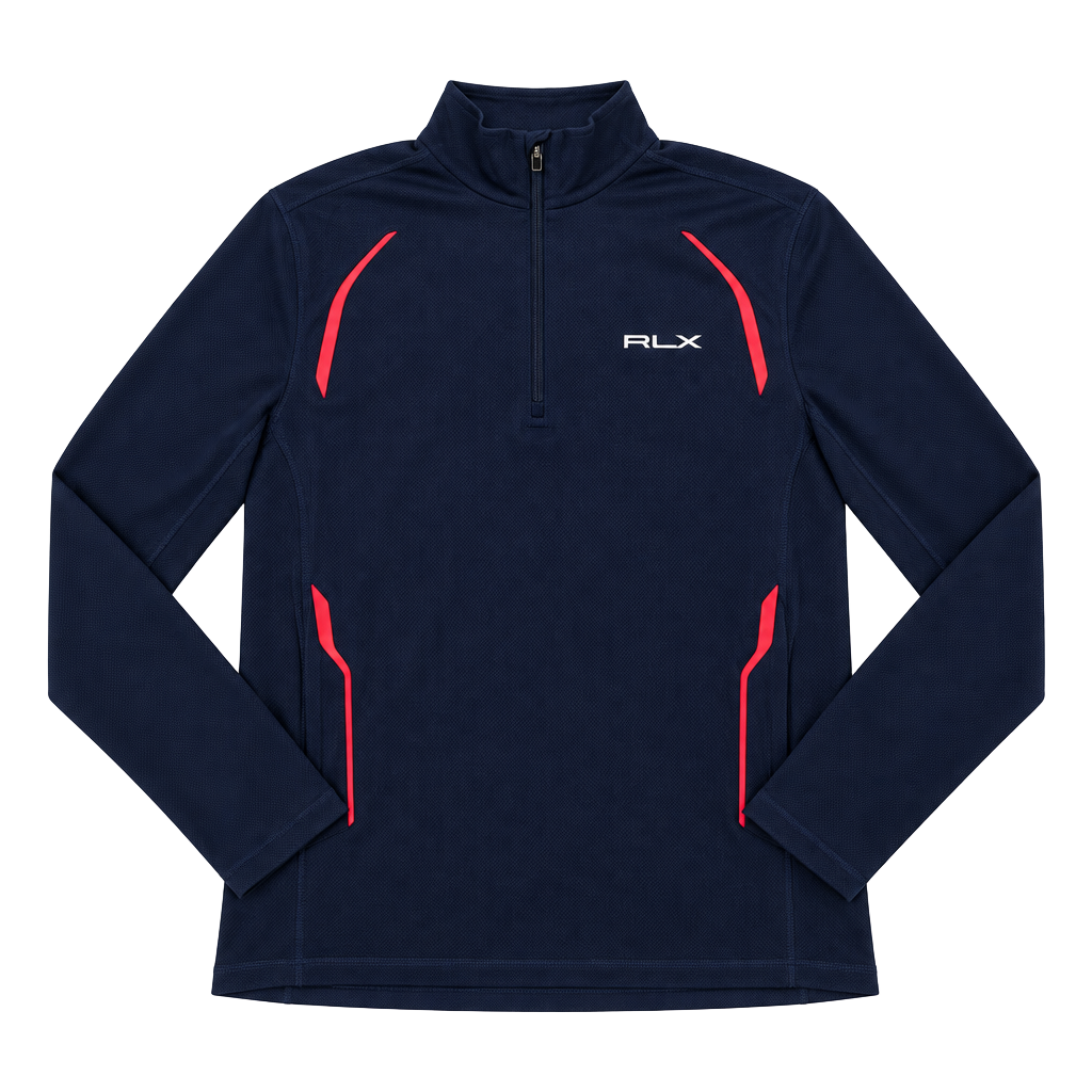 RLX Ralph Lauren golf 1/4-Zip Pullover Size L Blue Performance 1