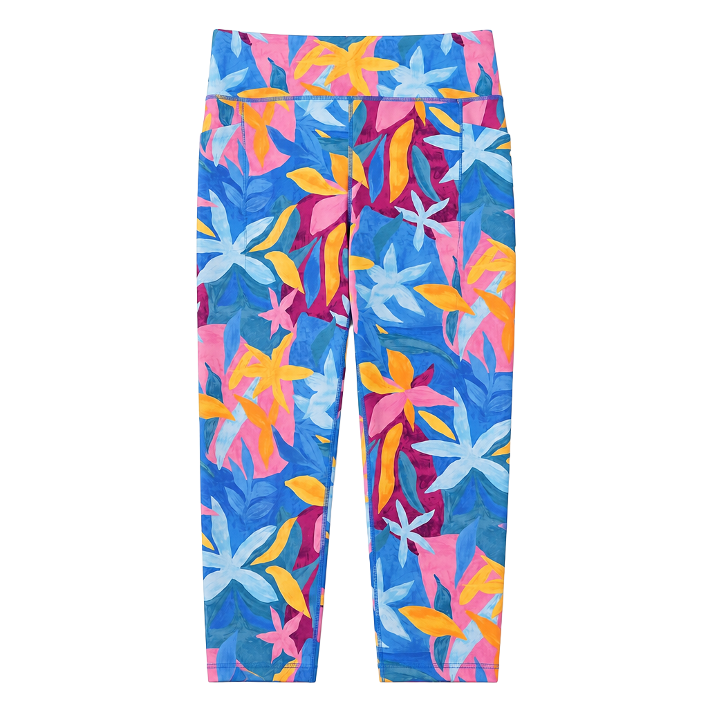 MOTT 50 - UPF50+ - Swim pants - Size M - flowers 1
