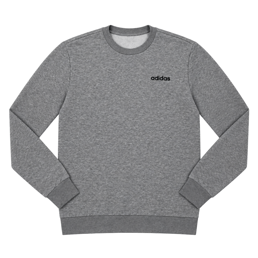 Adidas Crewneck Sweatshirt Gray Athletic Minimalist 1