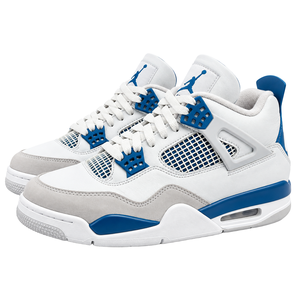 Nike Air Jordan 4 Retro Military Blue 9M replacement box 1