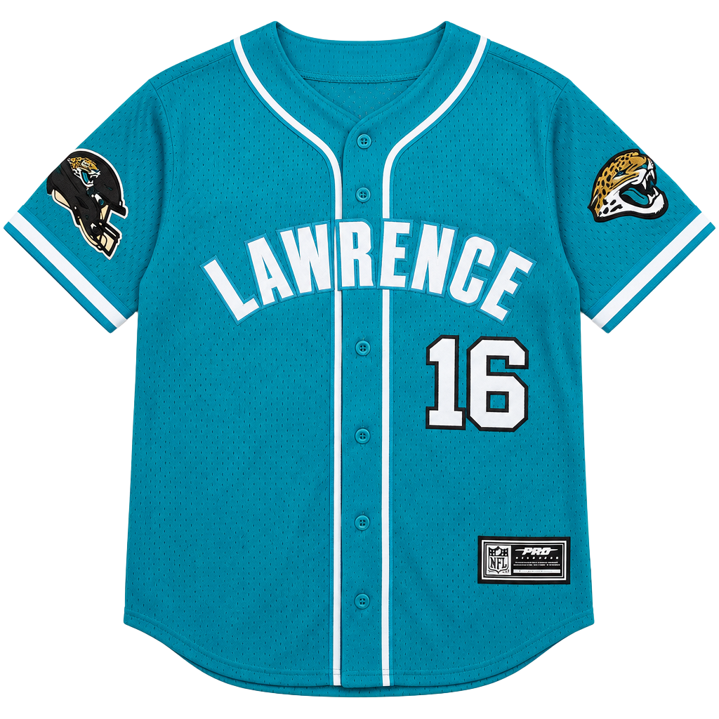 Pro Standard Jacksonville Jaguars Trevor Lawrence Size M mesh mlb Jersey Teal 1