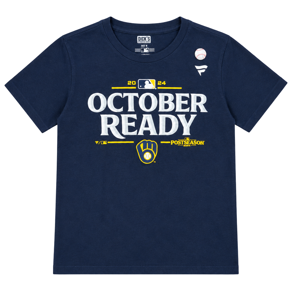 Fanatics Milwaukee Brewers October Ready 2024 Postseason T-Shirt Size M 1