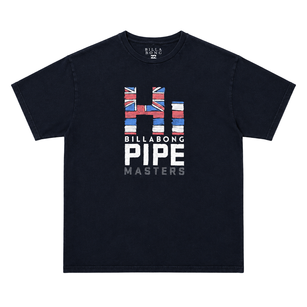 Billabong Pipe Masters Hawaii Graphic T-Shirt Black Size XL 1