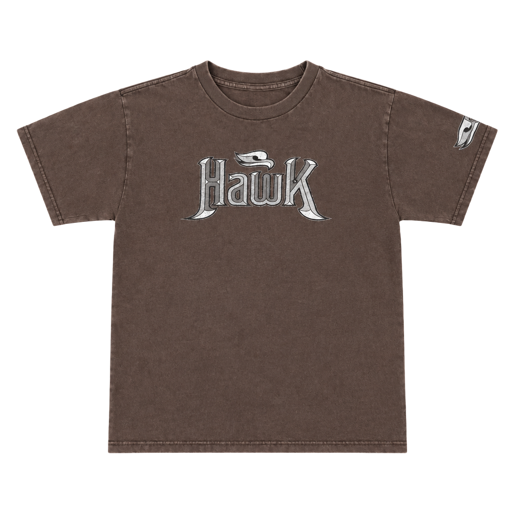 Tony Hawk Graphic T-Shirt Brown Short Sleeve Skater Tee LRG 16/18 1