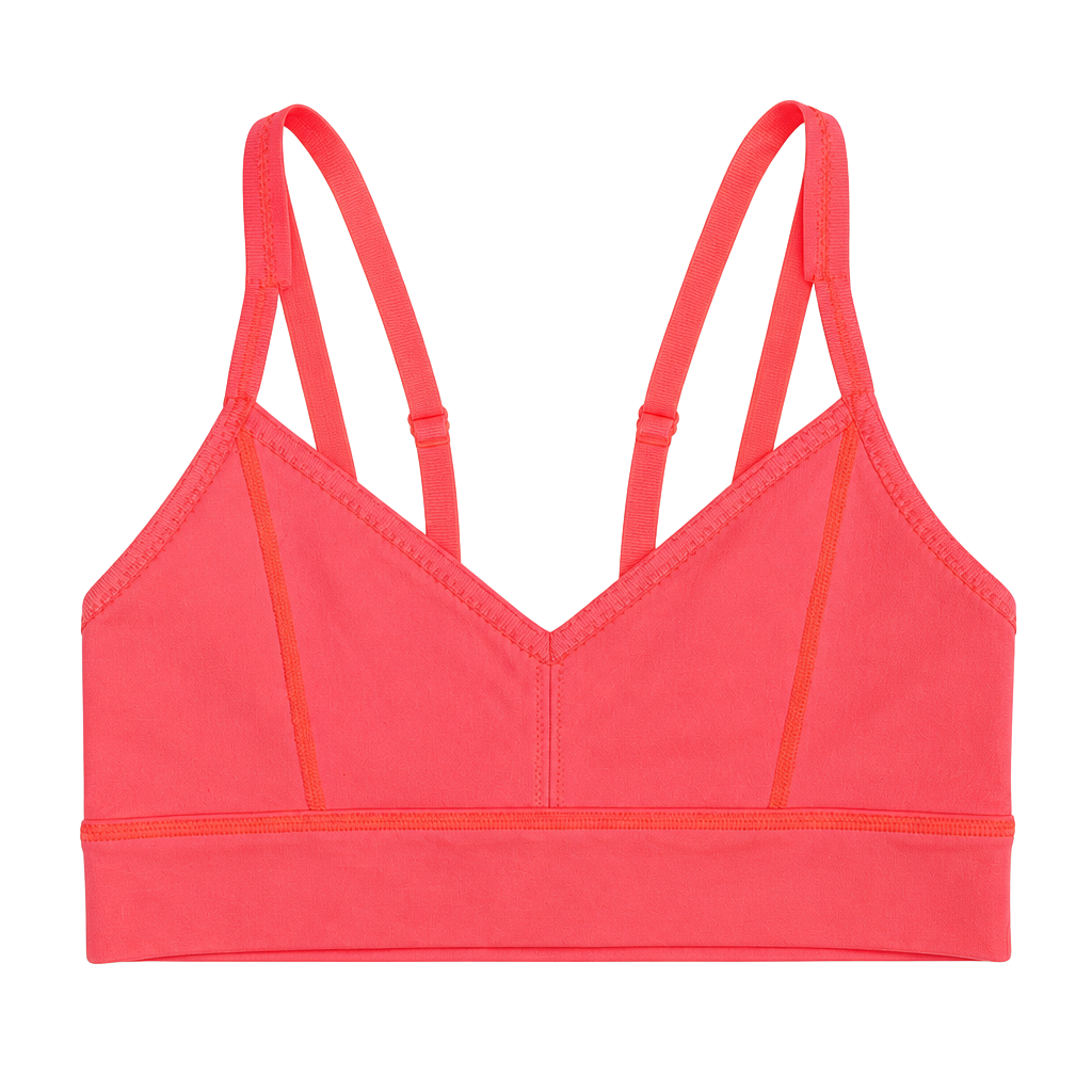 Lululemon Free to Be Serene Strappy Sports Bra Sunset Orange Size 6 1