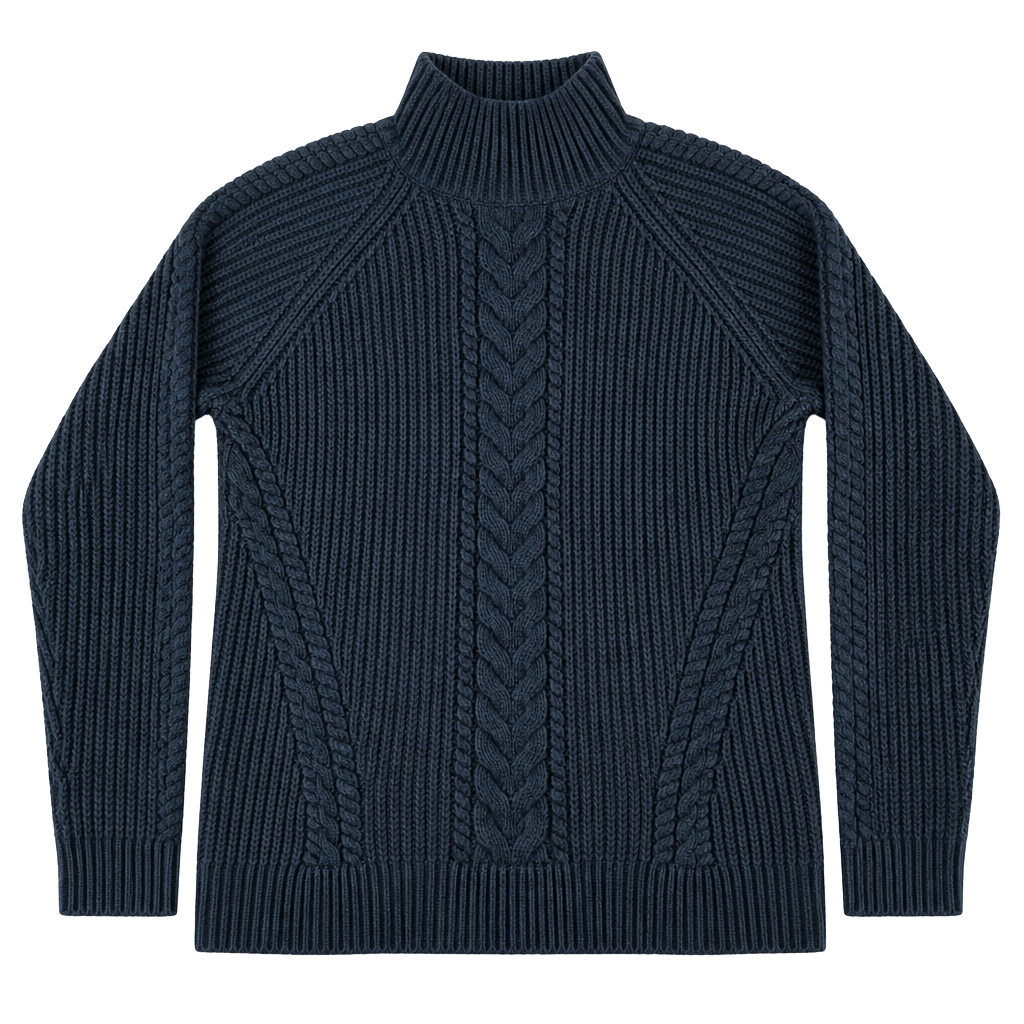 Lululemon Bring The Cozy Knitted Turtleneck Sweater Size 10 Black 1