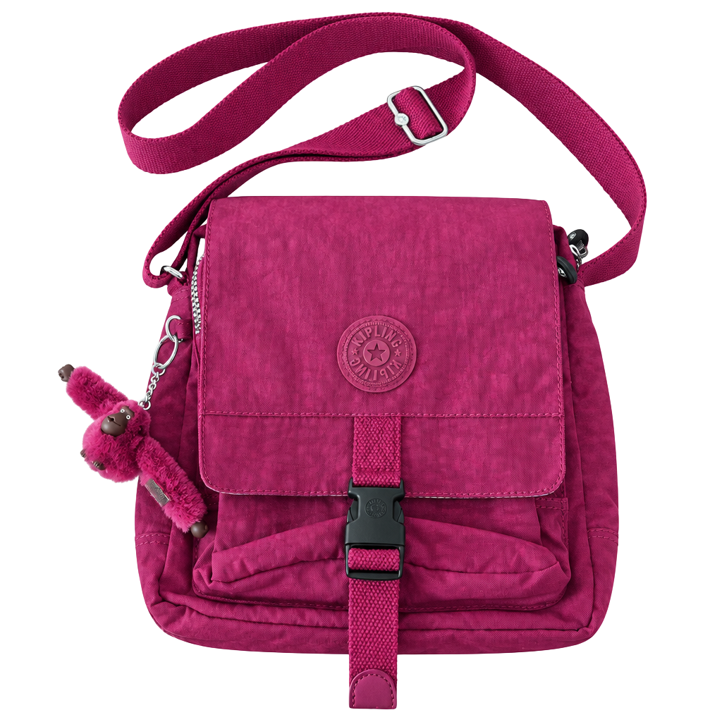 Kipling Lancelot Crossbody Bag Burgundy 1