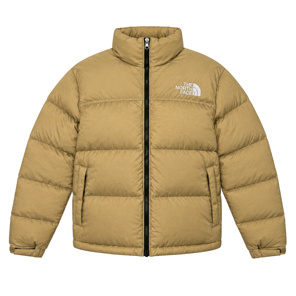 The North Face Nuptse Puffer Jacket Tan 1