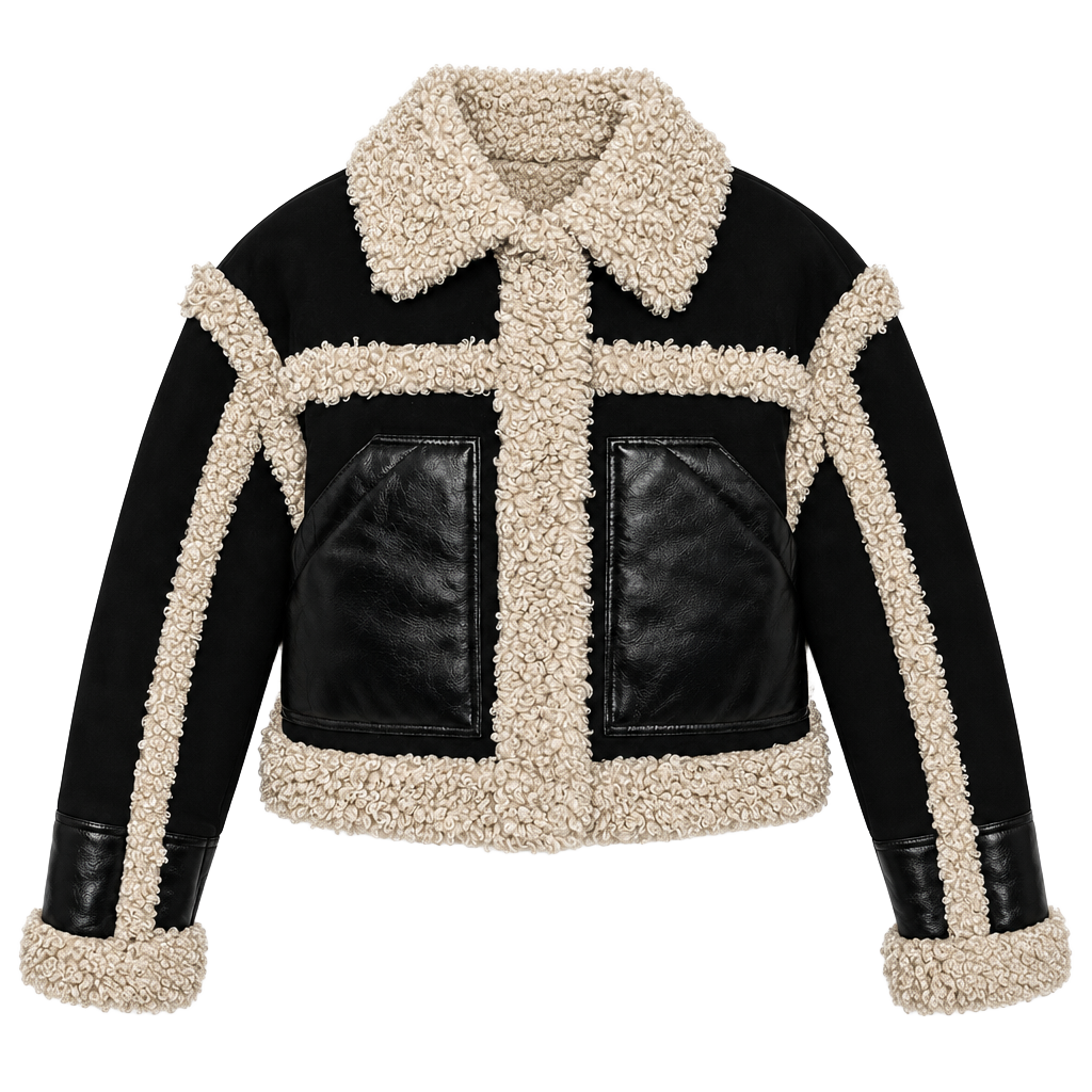 STAND STUDIO Faux Fur Jacket - Black Jackets, Clothing ... 1