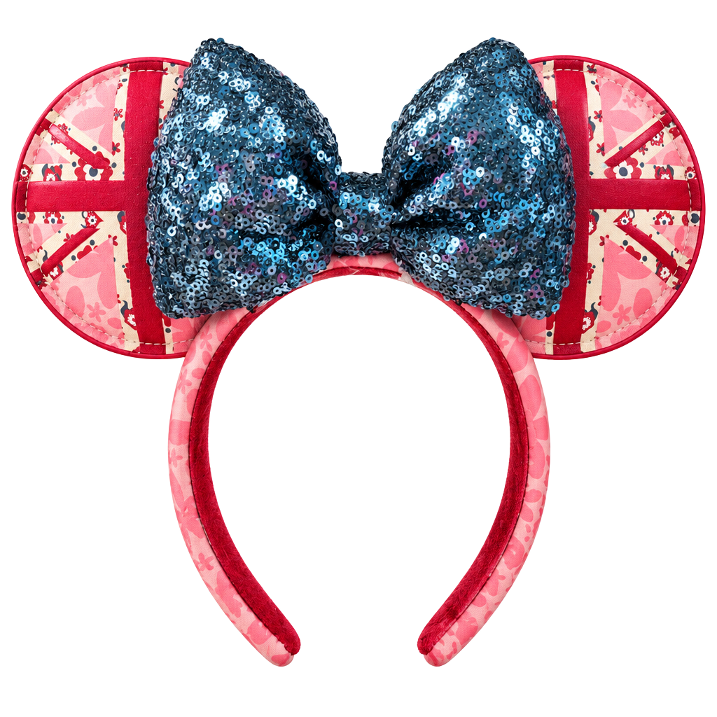 NWT Disney Parks Epcot United Kingdom Minnie Mouse Ears 1