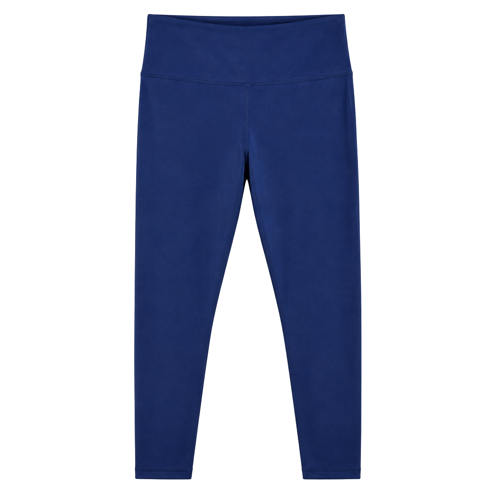 Zyia Active Light N Tight Metallic Leggings Size 12 Blue Glossy Hi Rise 1