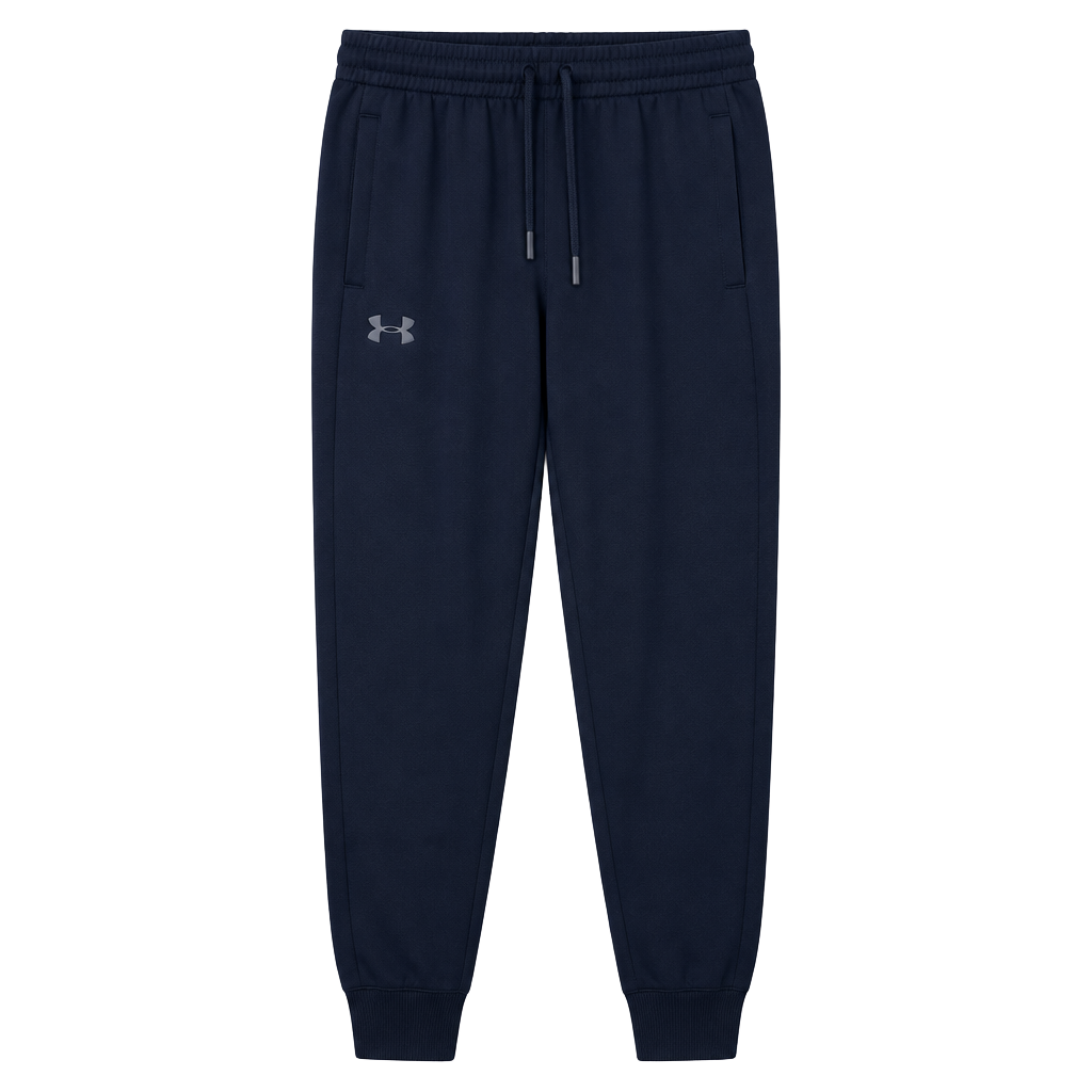 Under Armour Sweatpants Size S Black Loose Fleece Joggers 1