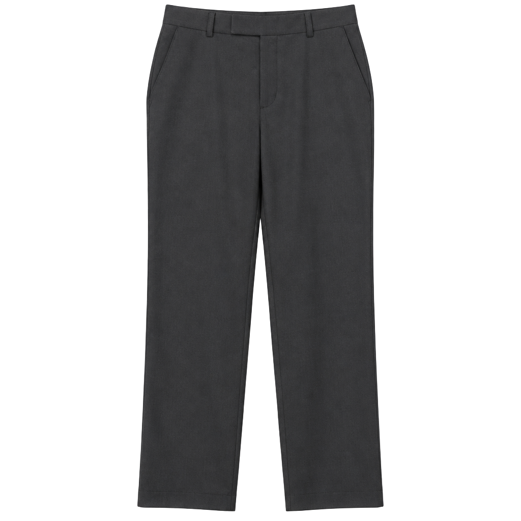 Calvin Klein Boy's Size 14 Regular Dark Gray Dress Trousers Slacks 1
