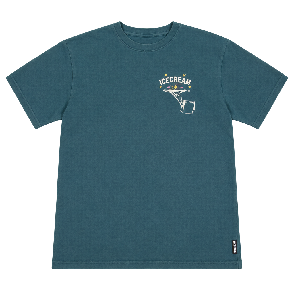 Billionaire Boys Club Icecream Man T-Shirt Size L Teal Short Sleeve 1