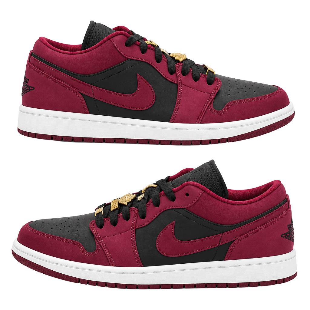 Nike Air Jordan 1 Low SE Dark Beetroot DB6491-600 Women's Sneakers 12w/10.5m 1