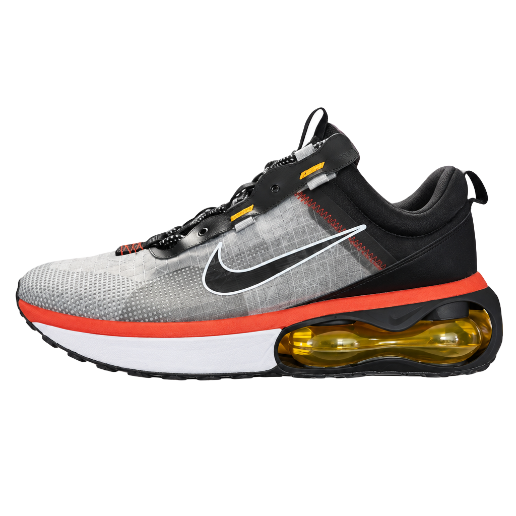 Nike Air Max 2021 Sneakers Grey Black Yellow Orange - 12M 1