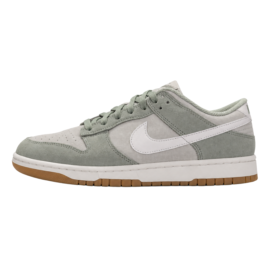 Nike Dunk Low Retro SE Light Silver Light Army Sail White Shoes - 12M 1