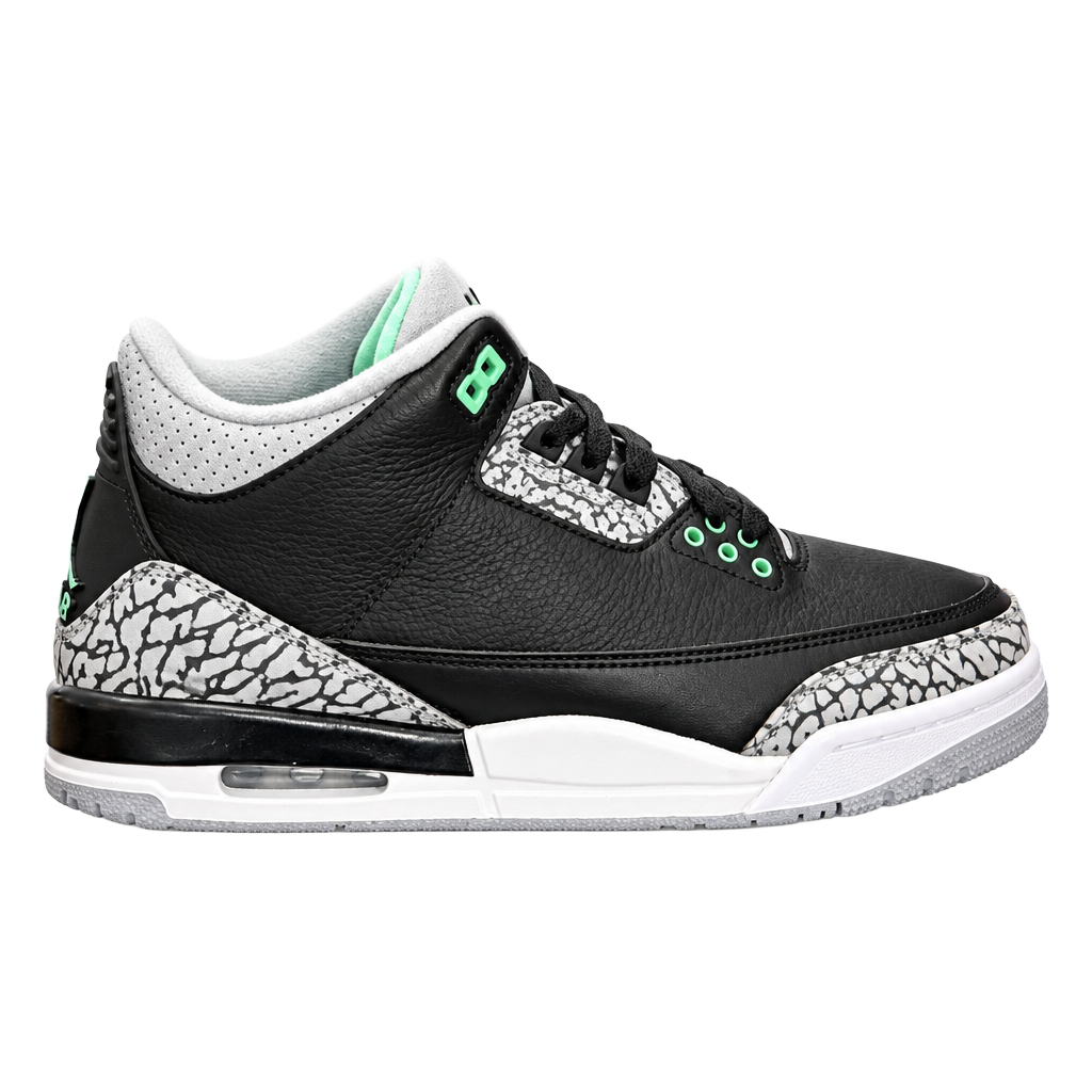 Jordan Air Jordan 3 Retro Size 7Y Green Glow 1