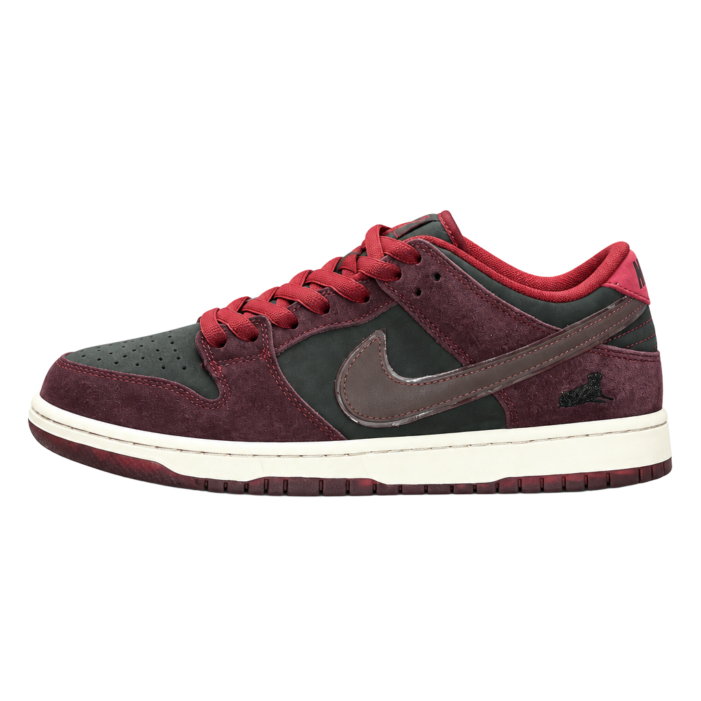 Nike SB Dunk Low Riot Skateshop Mahogany Dark Beetroot - 9.5M 1