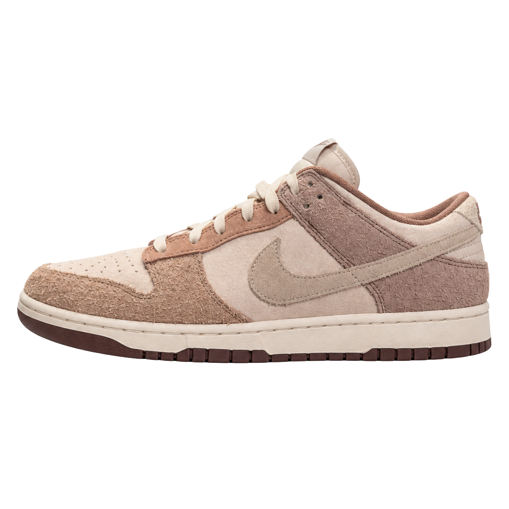 Nike Dunk Low Medium Curry Sail Fossil DC1390-100 Suede Sneakers - 12M 1