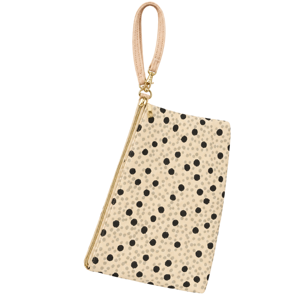 Betsey Johnson Polka Dot Wristlet Clutch Bag 1