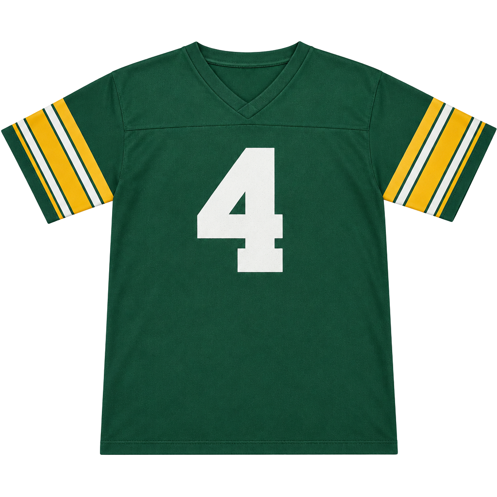 Logo 7 Green Bay Packers Brett Favre 4 Jersey Size L Vintage 1