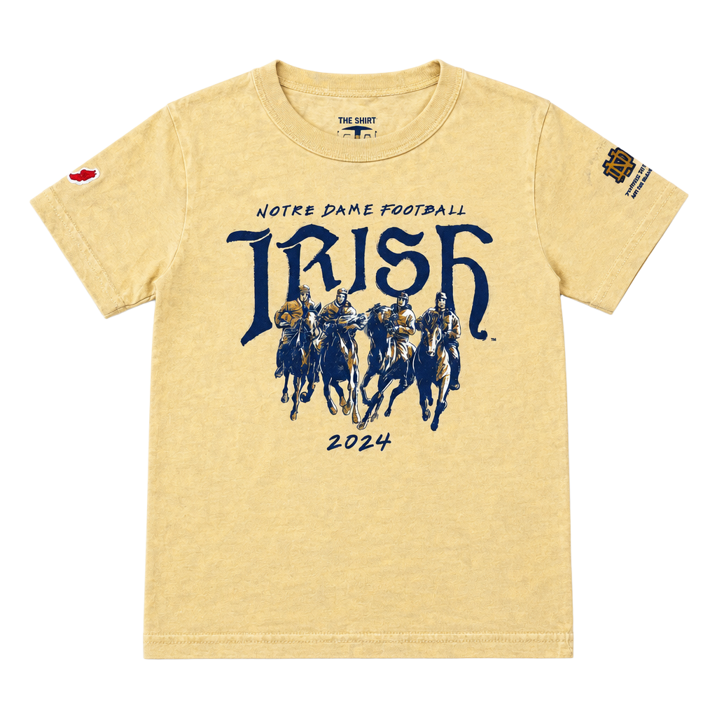 The Shirt Notre Dame Football 2024 T-Shirt Youth X Small Yellow 1