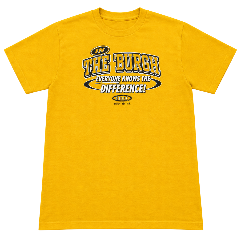 Fruit of the Loom In The Burgh T-Shirt Size S Yellow Pittsburgh Football 1