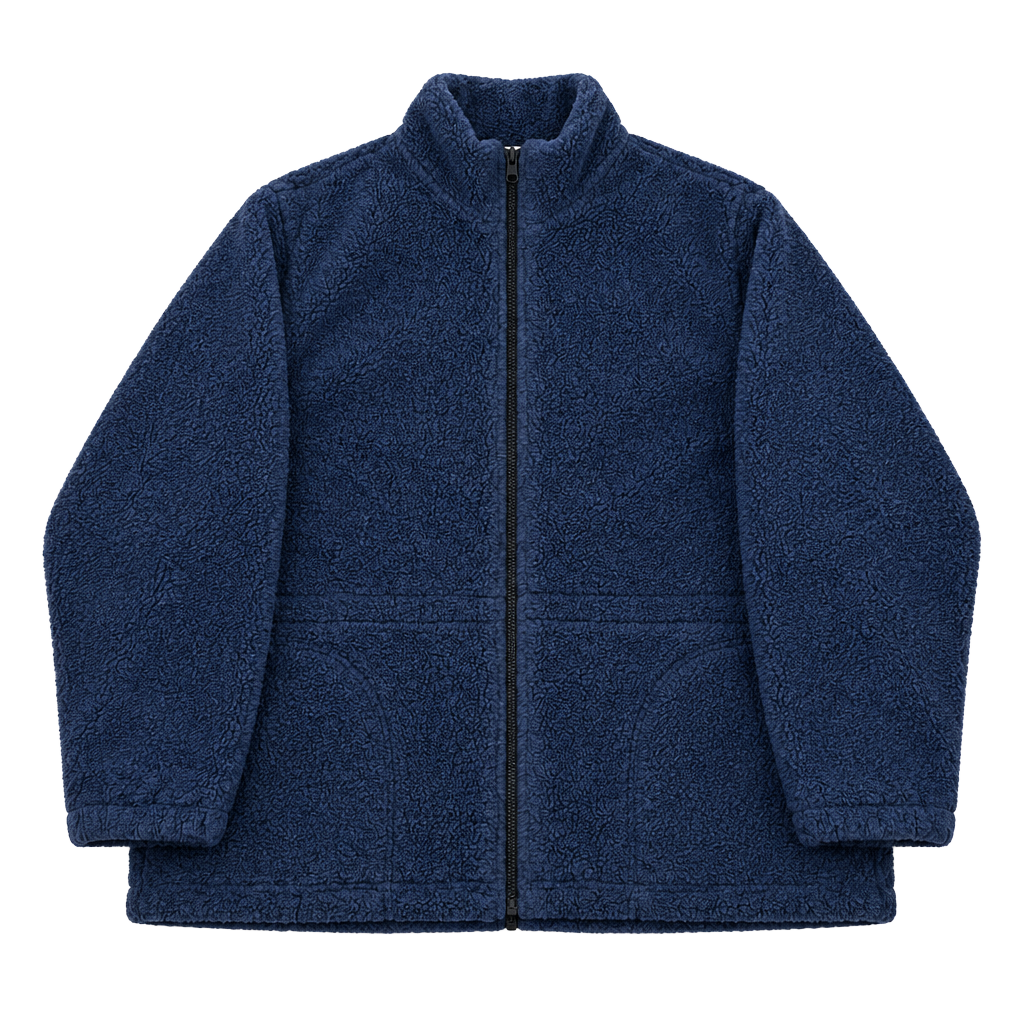 Pacific Trail Blue Sherpa Fleece Full Zip Jacket XL 1