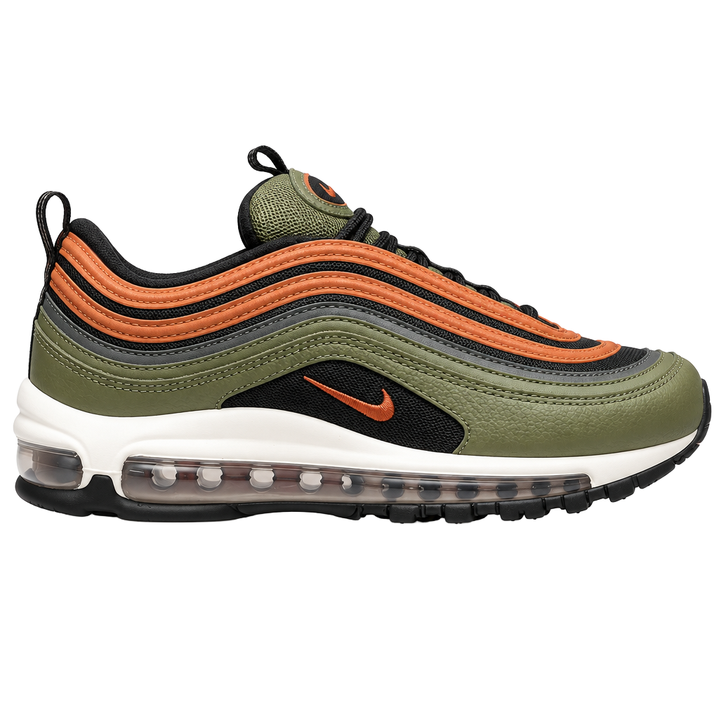 Nike Air Max 97 Size 11 Black Rough Green Dark Russet 1