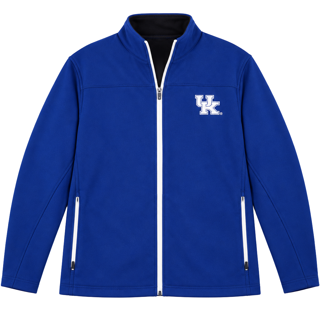 Champion Kentucky Wildcats Jacket Size L Blue Full Zip 1