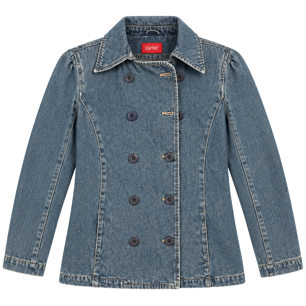 Esprit Denim Vintage Classic 80’s Jacket Size M 1