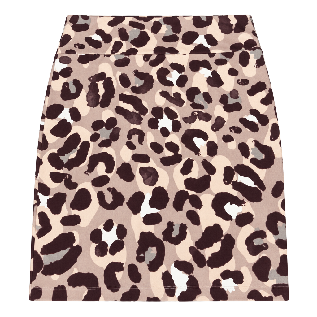 LuLaRoe Animal Print Skirt Size 2XL Pink Brown Leopard 1