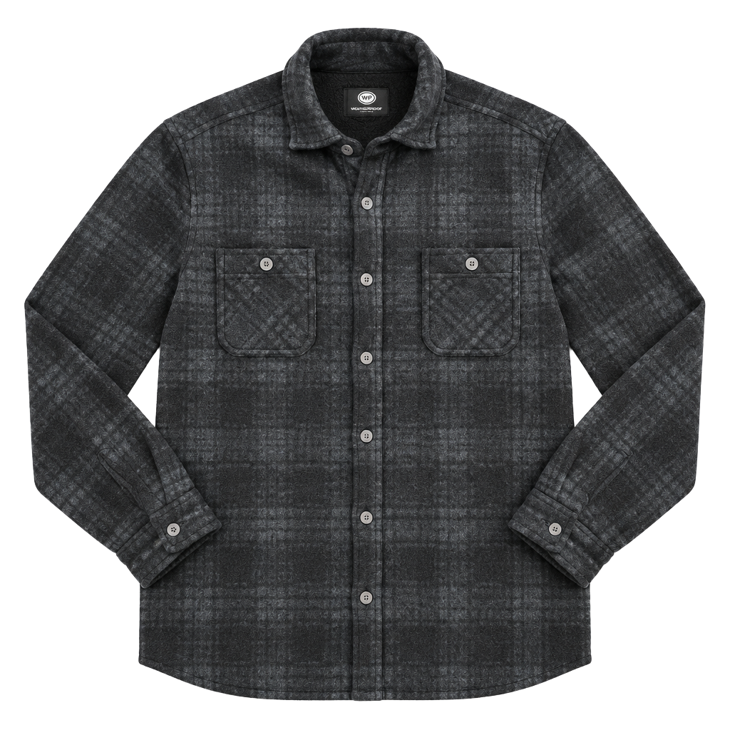 Weatherproof Fleece Lined Plaid Shirt Jacket s XXL 1